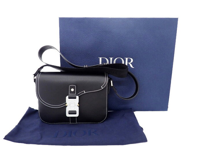 楽天市場】DIOR クリスチャン ディオール Small Saddle Messenger Bag 