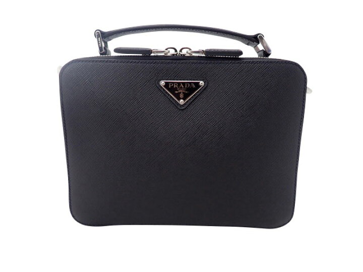 楽天市場】PRADA プラダ Medium Prada Brique Saffiano leather bag 