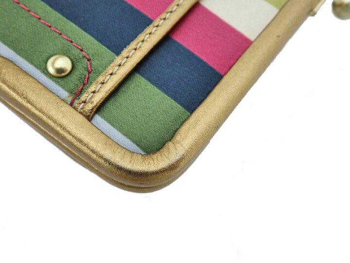 楽天市場】COACH コーチ Turn Lock ターンロック Multi colored Stripe 