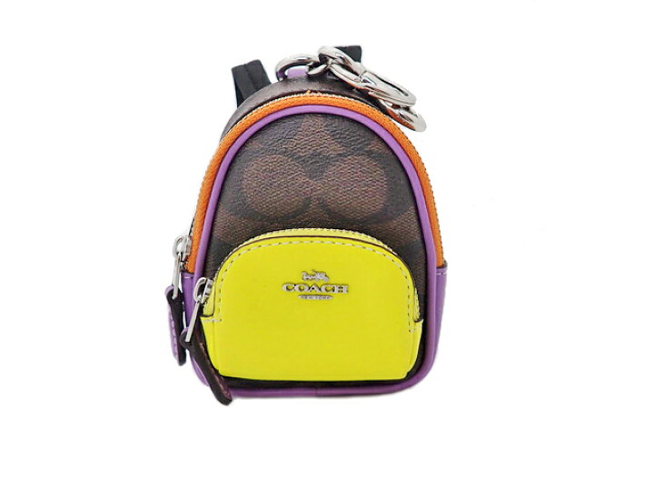 楽天市場】COACH コーチ Signature Mini Coat Backpack Bag Charm  