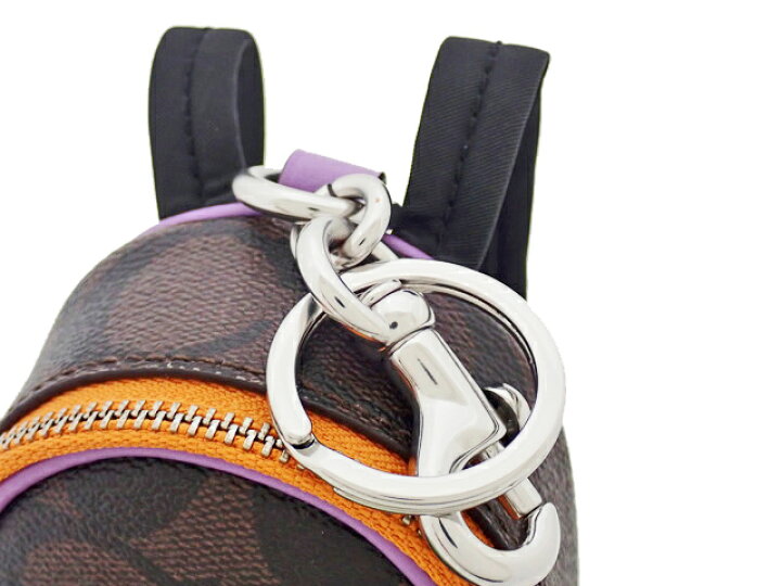 楽天市場】COACH コーチ Signature Mini Coat Backpack Bag Charm  