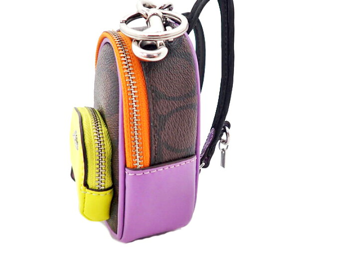 楽天市場】COACH コーチ Signature Mini Coat Backpack Bag Charm  