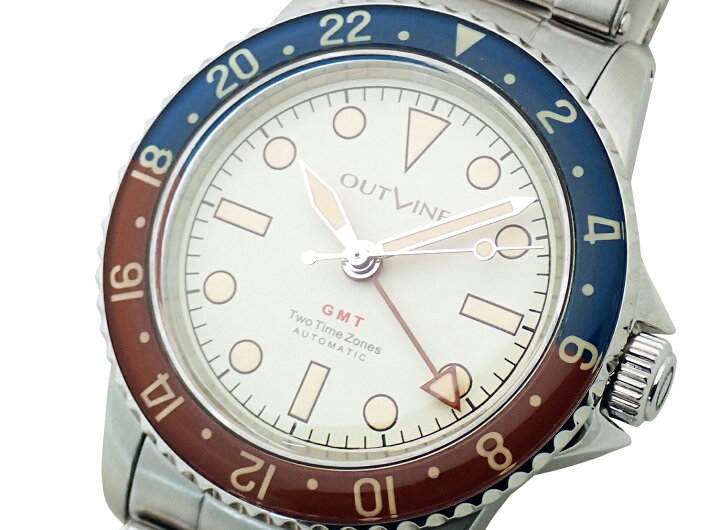楽天市場】OUTLINE アウトライン チックタック GMT-1950 YK20234-2PPWH  