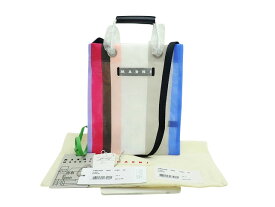 MARNI MARKET マルニ マーケット STRIPE MINI SHOULDER BAG ストライプ ミニ ショルダー バッグ SHMH0106A0TN296STW01 未使用
