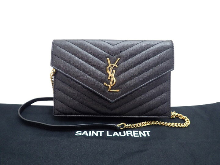 楽天市場】YSL SAINT LAURENT サンローラン Cassandra Envelope Chain 