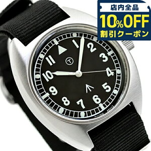 �_�S�i10%OFF�N�[�|���^ �i�o���E�H�b�` Naval military watch Royal Air Force Type �N�H�[�c �d�r�� �r���v �u�����h �����Y NAVAL WATCH Mil-02A-BK �A�i���O �u���b�N �� ������� �h�� �v���[���g �j�� ���p�I
