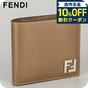 �_10%OFF�N�[�|����2��10�����^ �t�F���f�B ��܂���z ��܍��z �����Y �u�����h FENDI ���U�[ ITALY 7M0356-0AFF2 F1M6E �u���E��
