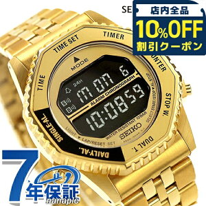 �_�S�i10%OFF�N�[�|���^ �Z�C�R�[�Z���N�V���� �f�W�^���N�I�[�c �N�H�[�c �d�r�� �r���v �u�����h �����Y �N���m�O���t ���g�R�[�� SEIKO SELECTION HFL003P �f�W�^�� �u���b�N �S�[���h �� ������