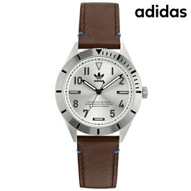 ＼4/27 09:59まで★先着2000円OFFクーポン／ アディダス EDITION THREE クオーツ 腕時計 ブランド メンズ レディース adidas AOFH22505 アナログ シルバー ブラウン