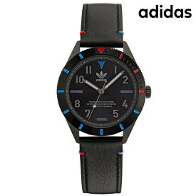アディダス EDITION THREE クオーツ 腕時計 ブランド メンズ レディース adidas AOFH22506 アナログ オールブラック 黒 父の日 プレゼント 実用的