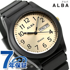 ＼先着2000円OFFクーポンにさらにポイントUP／ セイコー アルバ スポーツ クオーツ 腕時計 メンズ SEIKO ALBA AQPJ412 アナログ ゴールドブラウン ブラック 黒 記念品 ギフト 父の日 プレゼント 実用的