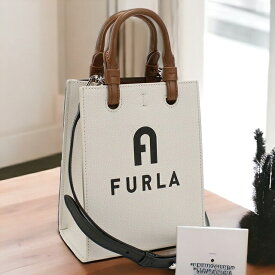 【あす楽対応】 フルラ ハンドバッグ レディース FURLA レザー WB00729 MARSHMALLOW+NERO ホワイト系 バッグ