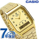 カシオ CASIO クォーツ 電池式 AQ-230GA-9B 海外モデル ユニセックス メンズ レディース 腕時計 ブランド カシオ casio アナデジ ゴールド