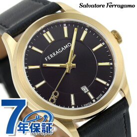 サルヴァトーレ フェラガモ ニュー ジェント クオーツ 腕時計 ブランド メンズ Salvatore Ferragamo SFU500223 アナログ ブラック 黒 スイス製 プレゼント ギフト