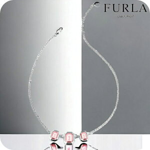 �_2000�~OFF+�����9�{�^ �t���� �l�b�N���X ���f�B�[�X �u�����h FURLA OCTAGONAL NECKLACE �X�e�����X�X�`�[�� FJ0322NTU �V���o�[ �s���N �A�N�Z�T���[
