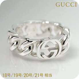 グッチ リング メンズ レディース ブランド GUCCI インターロッキング ロゴ 843627 J8400 0818 シルバー アクセサリー 選べるモデル