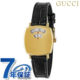 GRIP クオーツ 腕時計 ブランド メンズ レディース YA157506 アナログ ゴールド ブラック 黒 スイス製 父の日 プレゼント 実用的