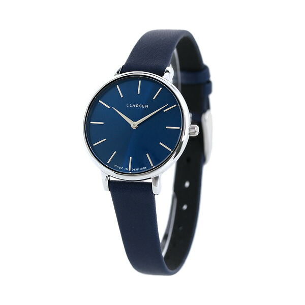 総合福袋 エルラーセン キャロライン 30mm クオーツ LLARSEN レディース SUKUMOレザー LL146SDSAI 腕時計 限定コレクション  ブルー 腕時計