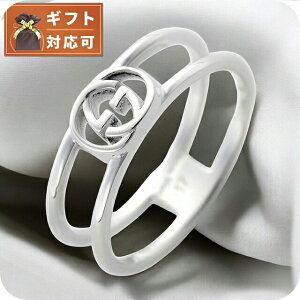 グッチ GUCCI インターロッキングG レディース メンズ リング指輪 13号 298036 J8400 8106 13 シルバー