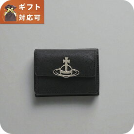 ヴィヴィアンウエストウッド VIVIENNE WESTWOOD 3つ折り財布 5115002UW-L001N-N401 レディース ブラック ブランド