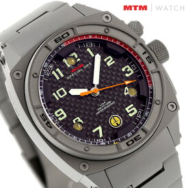 エム ティー エム ファルコン グレイ チタニウム 充電式クオーツ 腕時計 ブランド メンズ チタン MTM FAL-TGR-BKCB-MBTI アナログ ブラック ガンメタル 黒 父の日 プレゼント 実用的