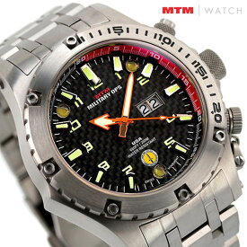 MTM エム ティー エム 時計 ヴァルチャー チタン メンズ 腕時計 VUL-TSL-BKCB-MBTI ブラック 記念品 ギフト 父の日 プレゼント 実用的