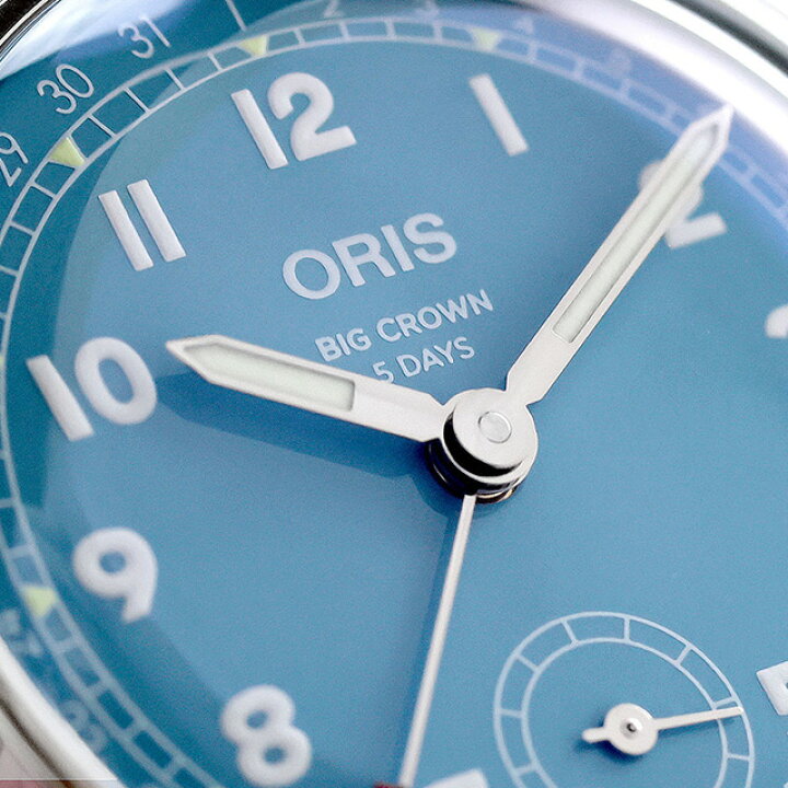 楽天市場】オリス ビッククラウン ポインターデイト 38mm 手巻き 