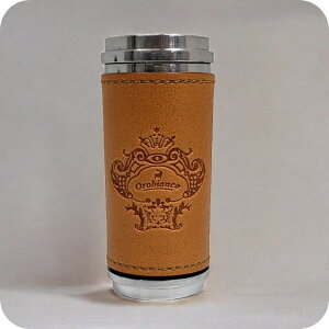 オロビアンコ 携帯灰皿 メンズ レディース ブランド Orobianco アルミ合金、牛革 革巻き ORA-001 CA キャメル 小物