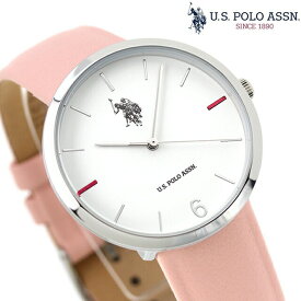 ユーエスポロアッスン クオーツ 腕時計 ブランド レディース U.S. POLO ASSN. US-24PK アナログ ホワイト ピンク 白 プレゼント ギフト