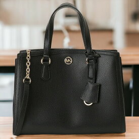 ＼SALE限定10%OFF★さらに2000円OFFクーポン／ マイケルコース MICHAEL KORS 30F2G7CS2T 001 BLACK シャンタル サッチェル ミディアム 2WAY ショルダー・ハンドバッグ クロスボディ ブラック レディース CHANTAL MEDIUM SATCHEL ブランド