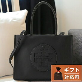 【4/21 09:59まで限定！先着10%OFFクーポン】【あす楽対応】 トリーバーチ Tory Burch 145612 001 BLACK エラ バイオ スモール トートバッグ ダブルTロゴ 2WAY ショルダーバッグ ブラック レディース ELLA BIO SMALL TOTE ブランド