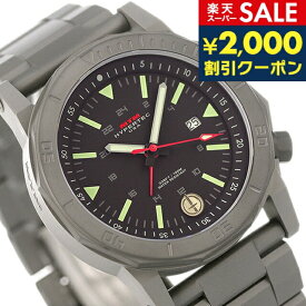 ＼スーパーSALE限定★2000円OFFクーポン／ エム ティー エム H-61 クオーツ 腕時計 メンズ GMT MTM H61-SGR-LUMI-MBSS アナログ ブラック グレー 黒 記念品 ギフト 父の日 プレゼント 実用的