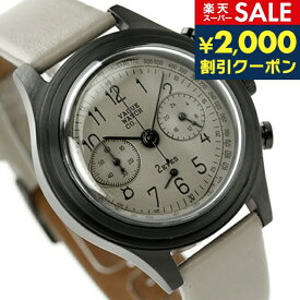 ＼6/10限定★2000円OFFクーポンにさらに+3倍／ ヴァーグウォッチ ツーアイズ 38mm クロノグラフ 2C-L-002 VAGUE WATCH Co. 腕時計 ブランド クオーツ グレー レザーベルト 時計 プレゼント ギフト