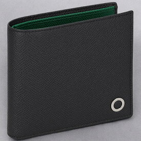 ブルガリ 二つ折り財布 メンズ ブランド BVLGARI 289111 CHADI チャコール/グリーン