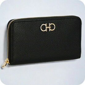 フェラガモ 長財布 レディース ブランド Ferragamo 220405CALF NER 758 661 ブラック