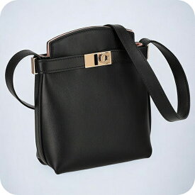 フェラガモ ショルダーバッグ レディース ブランド Ferragamo 220650CALF NE NP 770 888 ブラック/ピンク