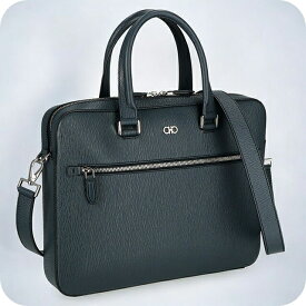 フェラガモ ビジネスバッグ メンズ Ferragamo 240986CALF MEZZA 757 912 ネイビー 軽量 A4 ノートpc ブランド 高級 おしゃれ プレゼント 男性 実用的 かっこいい