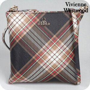 BBA EGXgEbh V_[obO fB[X uh Vivienne Westwood _[r[ NX{fB 51160005U D101 TARTAN BROWN BLACK obO rrA ΂߂   v[g 