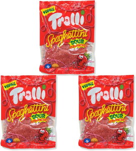 Trolli �g���[�� �X�p�Q�e�B �T���[�X�g���x���[ 100g Sour Spaghetti Strawberry �������� �O�~ �L�����f�B �_���ς� �p�E�_�[ �A�� �C�O ���َq 7RabbitRiogrande�I���W�i���X�e�b�J�[�t �y���W�o�^�ԍ� ��
