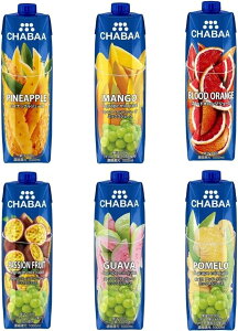 CHABAA �`���o 1,000ml 6��6�{�Z�b�g tropical fruit juice �|���� �p�C�i�b�v�� �}���S�[ �O�@�o �p�b�V�����t���[�c �u���b�h�I�����W �썑 �^�C �W���[�X �ʏ`100�� ������ �h���� ���F�� �s�g�p 7Rabbit