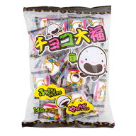チョコ大福 やおきん（1袋） 景品 プレゼント イベント お配り用 チョコ マシュマロ 大福 ふわふわ 駄菓…