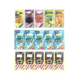 【5と0の日クーポンあり！】松山製菓 粉末ジュース 3種類 合計30袋お試し詰め合わせセット
