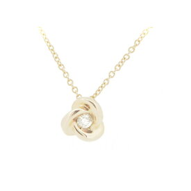 【中古】 ポンテヴェキオ ダイヤモンド ネックレス 0.07ct K18PG(18金 ピンクゴールド) 【コンビニ受取対応商品】 ジュエリー