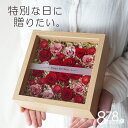 【ポイント3倍11日12：59まで】母の日 ギフト 花 プリザーブドフラワー 花 フラワーアレンジ 誕生日 開業 開店 開院 祝い 送別 退職 プレゼント 女性 結婚式 祝電 記念日 妻 両親 母 新築 古希 喜寿 傘寿 米寿 還暦 白寿 ブリザードフラワー【ガラスフレーム/Premium】