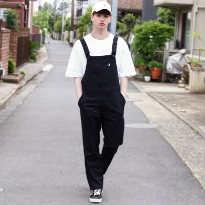 楽天市場 オーバーオール メンズ デニム 送料無料 全5色 新作 つなぎ綿麻 サロペット オーバーオール ツナギｋａｎｇｏｌ別注 カンゴール 細身 オーバーオールネイビー ブラックストリート系 アメカジ系 アウトドア系 に ８ Eight エイト ８ 8 Eight