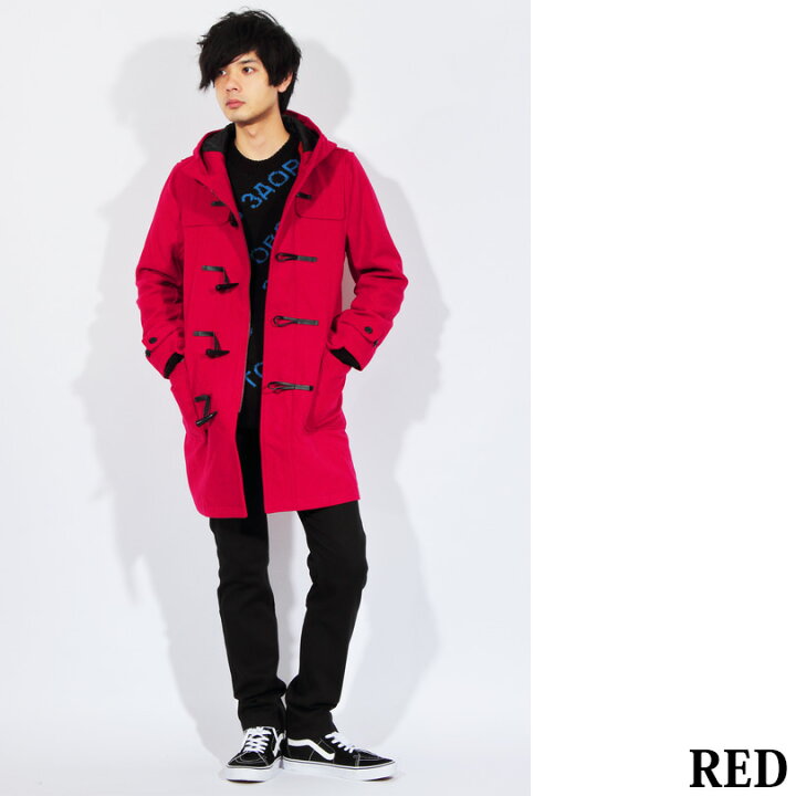 楽天市場 ダッフルコート メンズ ダッフル コート アウター 送料無料 新作 全6色 コートウール メルトン ロング丈 防寒 通学 通勤 旅行 に ストリート系 アメカジ系 に大人気 大きいサイズ M L Ll ８ Eight エイト ８ 8 Eight