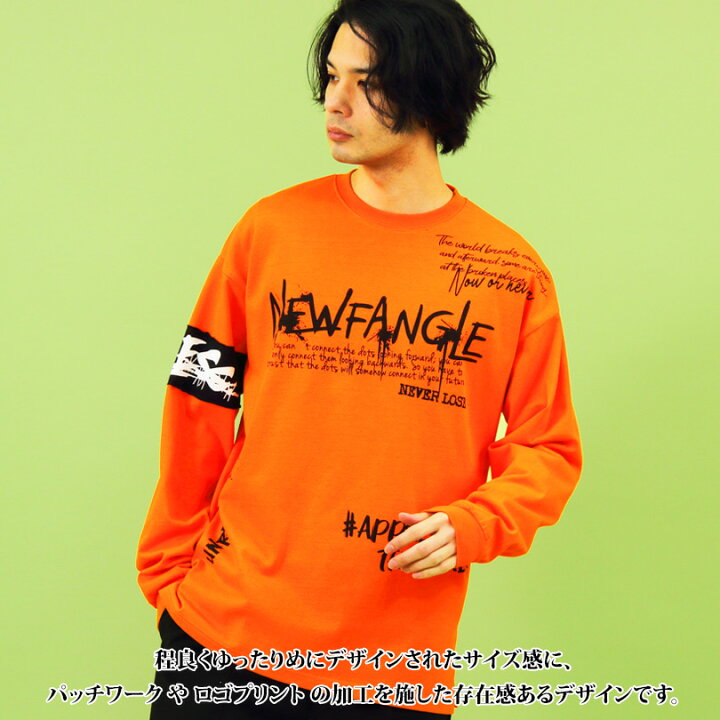 楽天市場】ビッグTシャツ メンズ ロンT全3色 新作 Tシャツ  