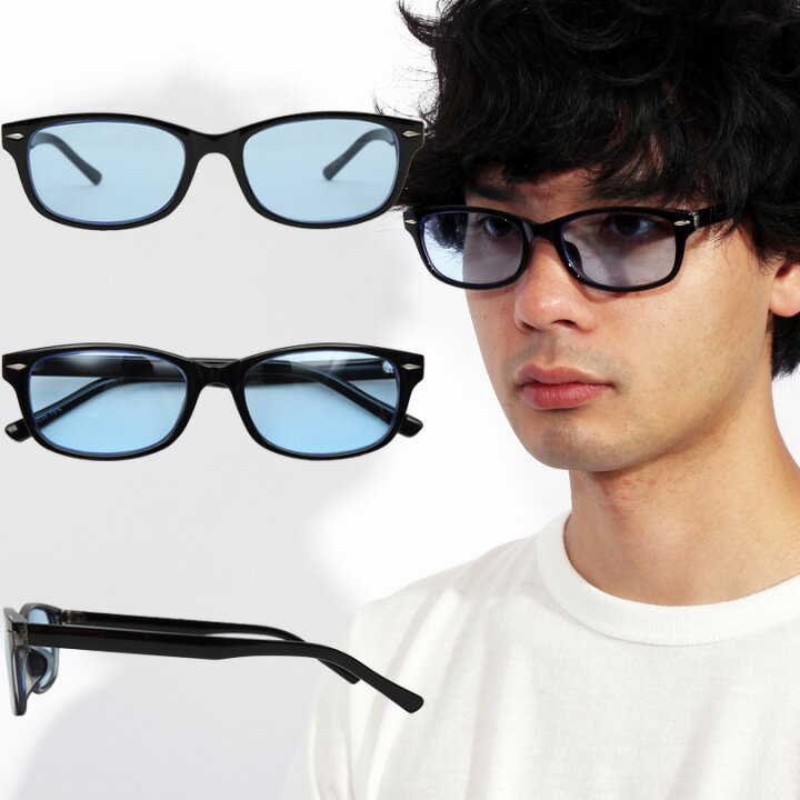 楽天市場 伊達メガネ メンズ レディース 黒ぶち眼鏡 全6色 新作 サングラス ウェリントン サングラス 伊達メガネ 黒縁 ブラック 黒 ベッコウ 鼈甲 Uvカット入り 専用ケース付き ストリート系 アメカジ系 ８ Eight エイト ８ 8 Eight