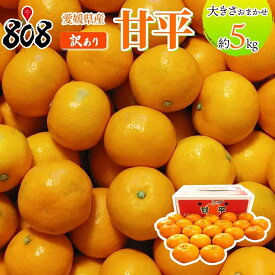 【送料無料】【愛媛県産】訳あり甘平 大きさおまかせ 約5kg(北海道沖縄別途送料加算)