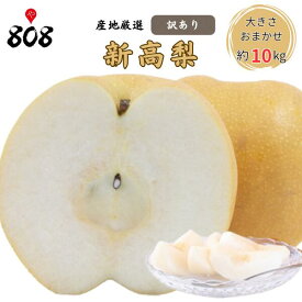 【送料無料】【産地厳選】訳あり　新高梨　大きさおまかせ　約10kg(北海道沖縄別途送料加算)